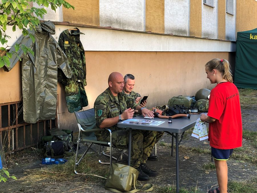 Armáda připravila dětem soutěže i ukázky.